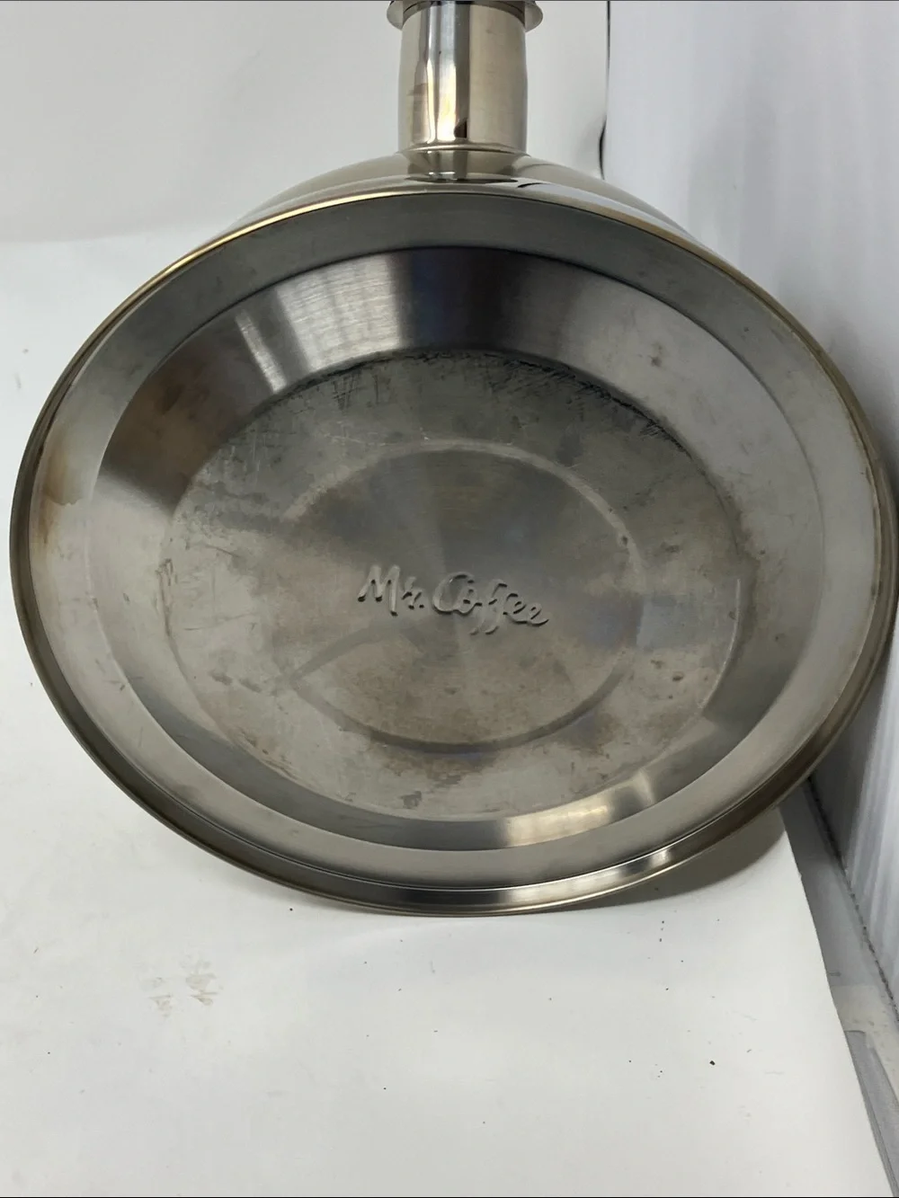 Mr. Coffee Stainless Steel Whistling Tea Kettle Stovetop Flip Spout